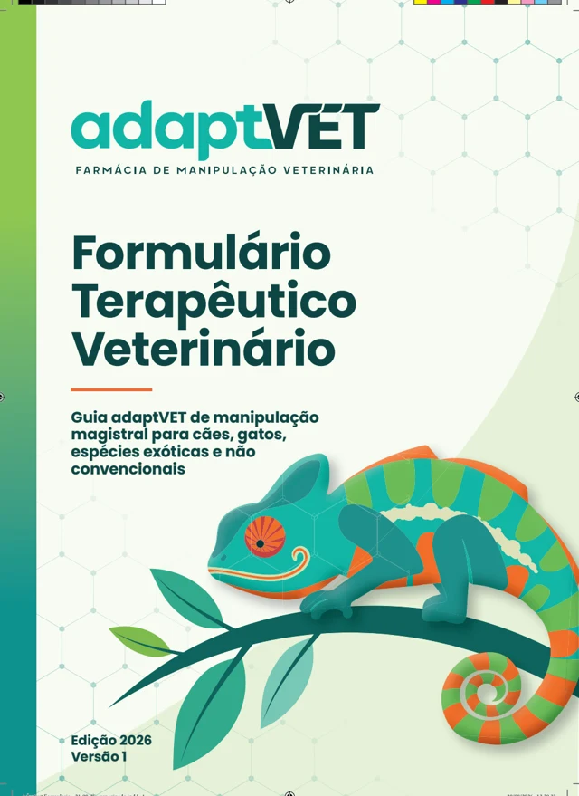 Capa do Formulário Terapêutico Veterinário adaptVET, edição 2026